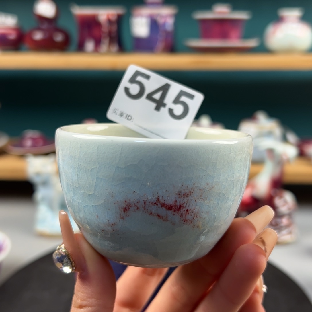 瓷片全品无暇主人杯纯手工