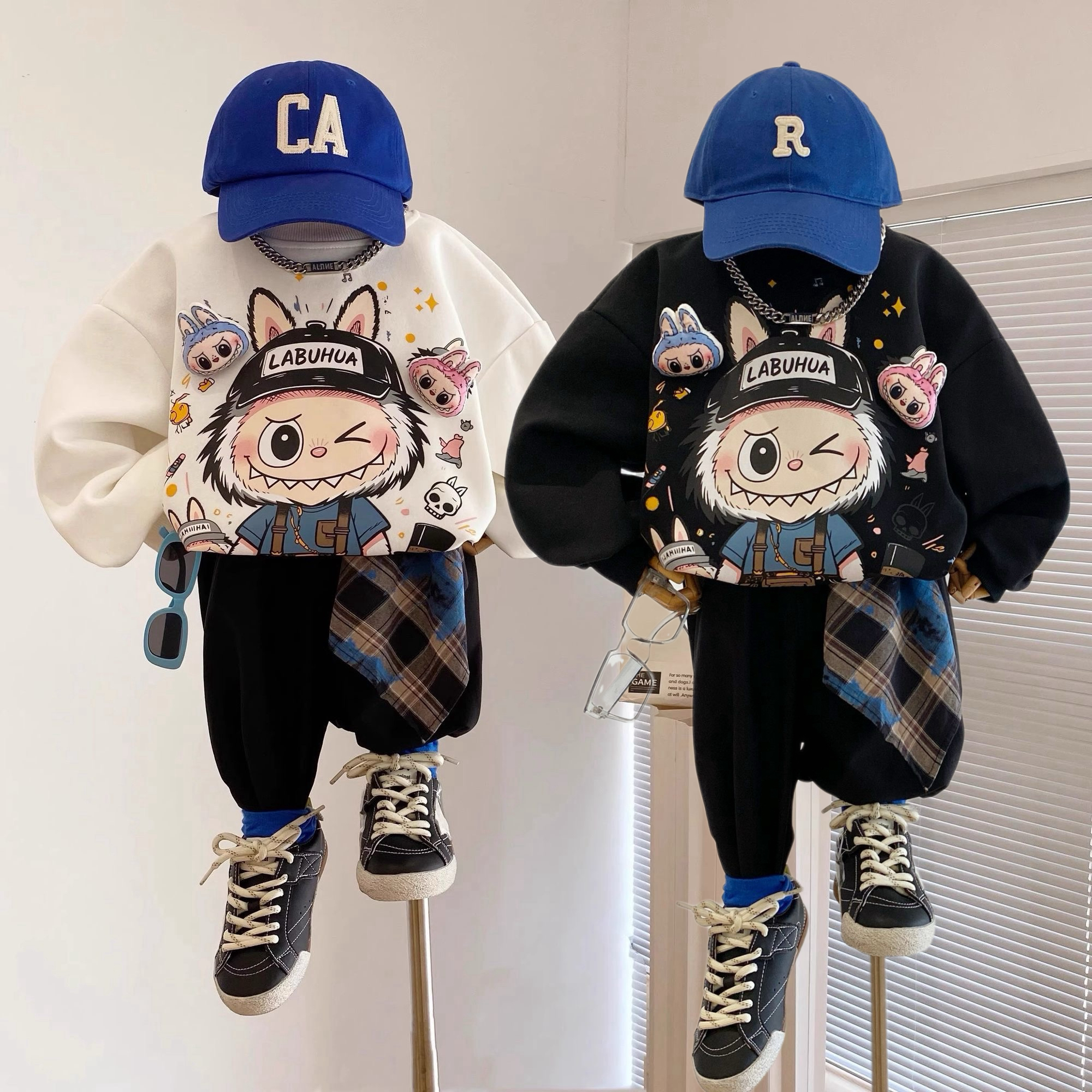 【炸街立体小布】秋冬爆款潮BUBU卡通时尚上衣儿童宽松韩系时髦卫衣