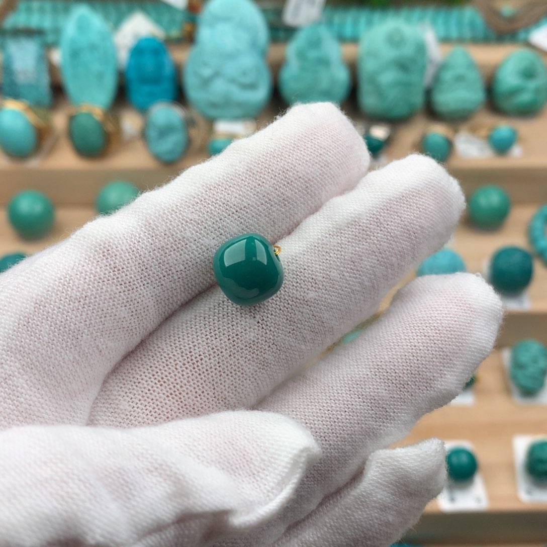绿松石配饰未镶嵌9.9-9.0