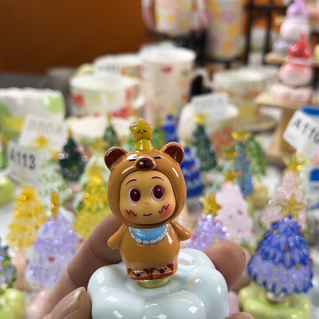 陶景德镇陶瓷底座转转