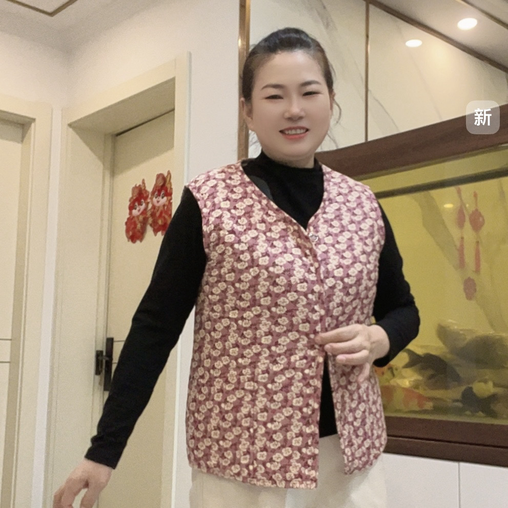 加热片妈妈马甲护肩中老年女防寒保暖颈椎护肩颈冬季马甲无袖背心