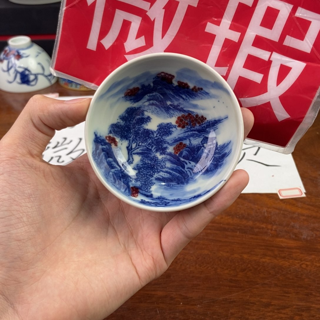 杯景德镇手绘陶瓷艺术