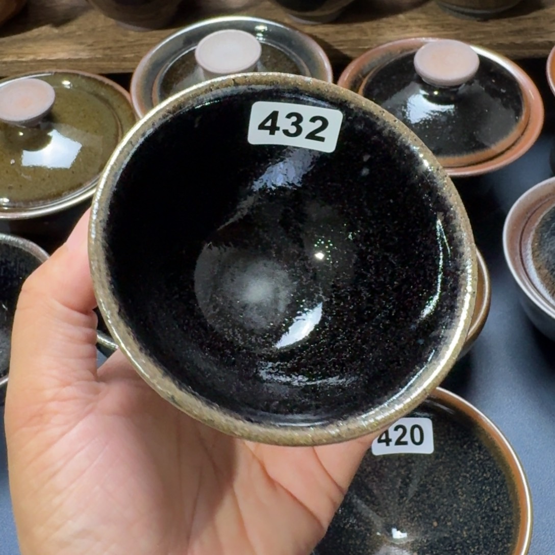 小雨茶盏手工柴烧