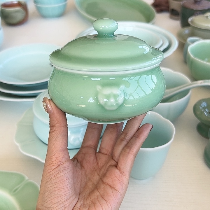 小米茶器龙泉青瓷
