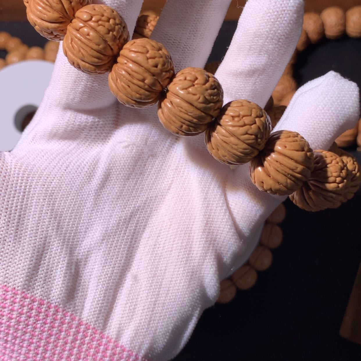 【闪购商品】桃核手串原树铁扇17+尺寸