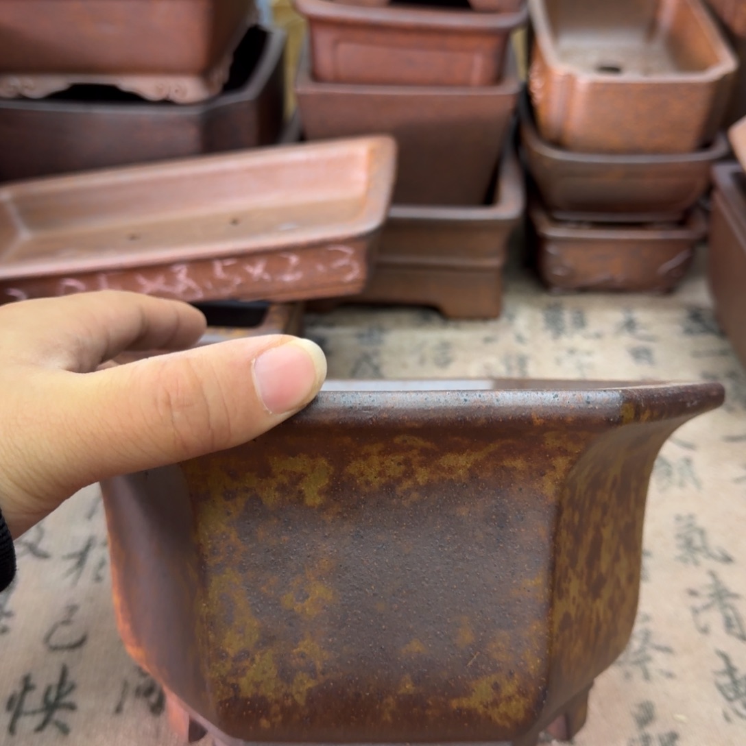 紫砂花盆33号宜兴紫砂正品17x9