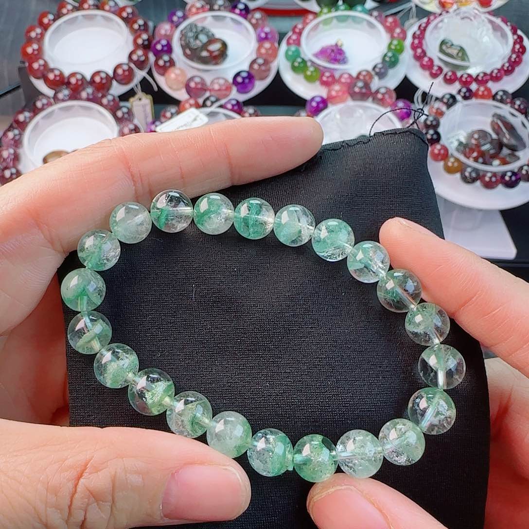 水晶手链未镶嵌翠幽灵