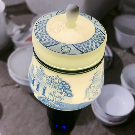 盘温酒器一个陶瓷陶瓷老底
