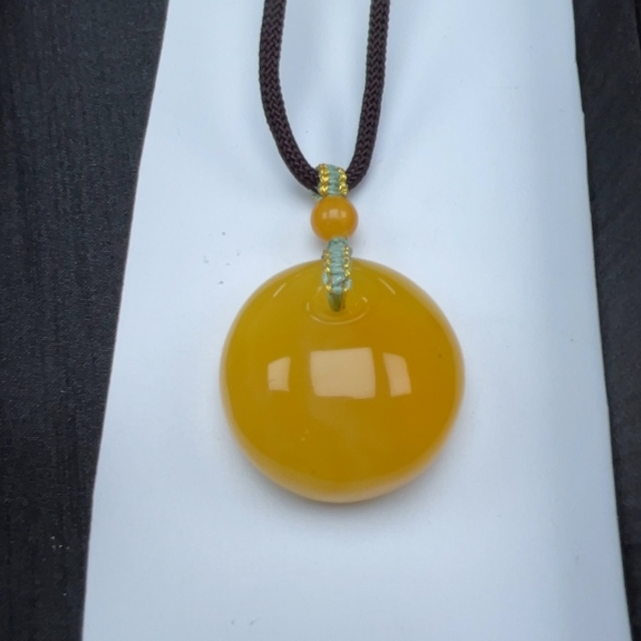 裸石蜜蜡未镶嵌蜜蜡公主扣