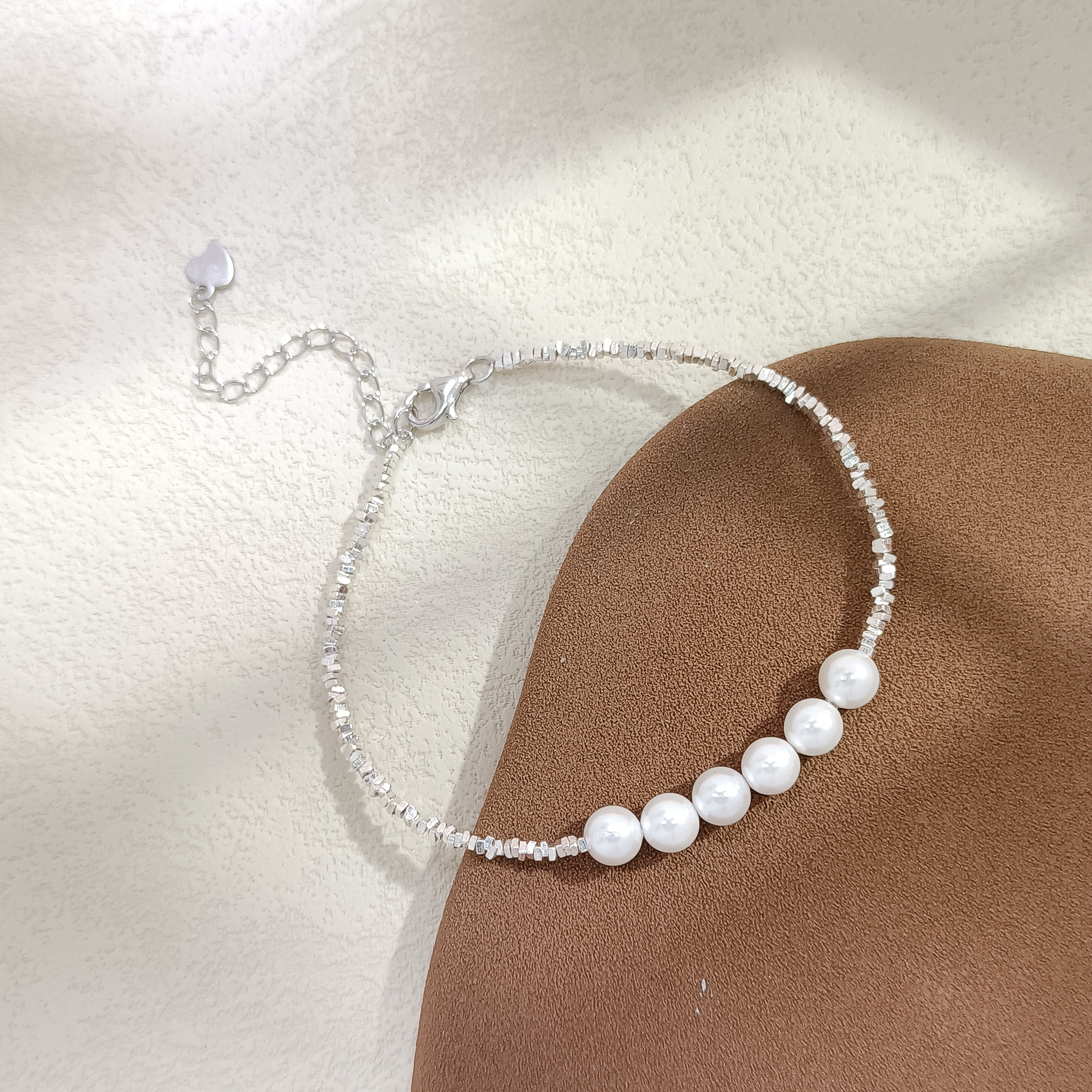 925银合成锆石手链 925银手链 RSS-52331 手链轻奢时尚百搭简约气