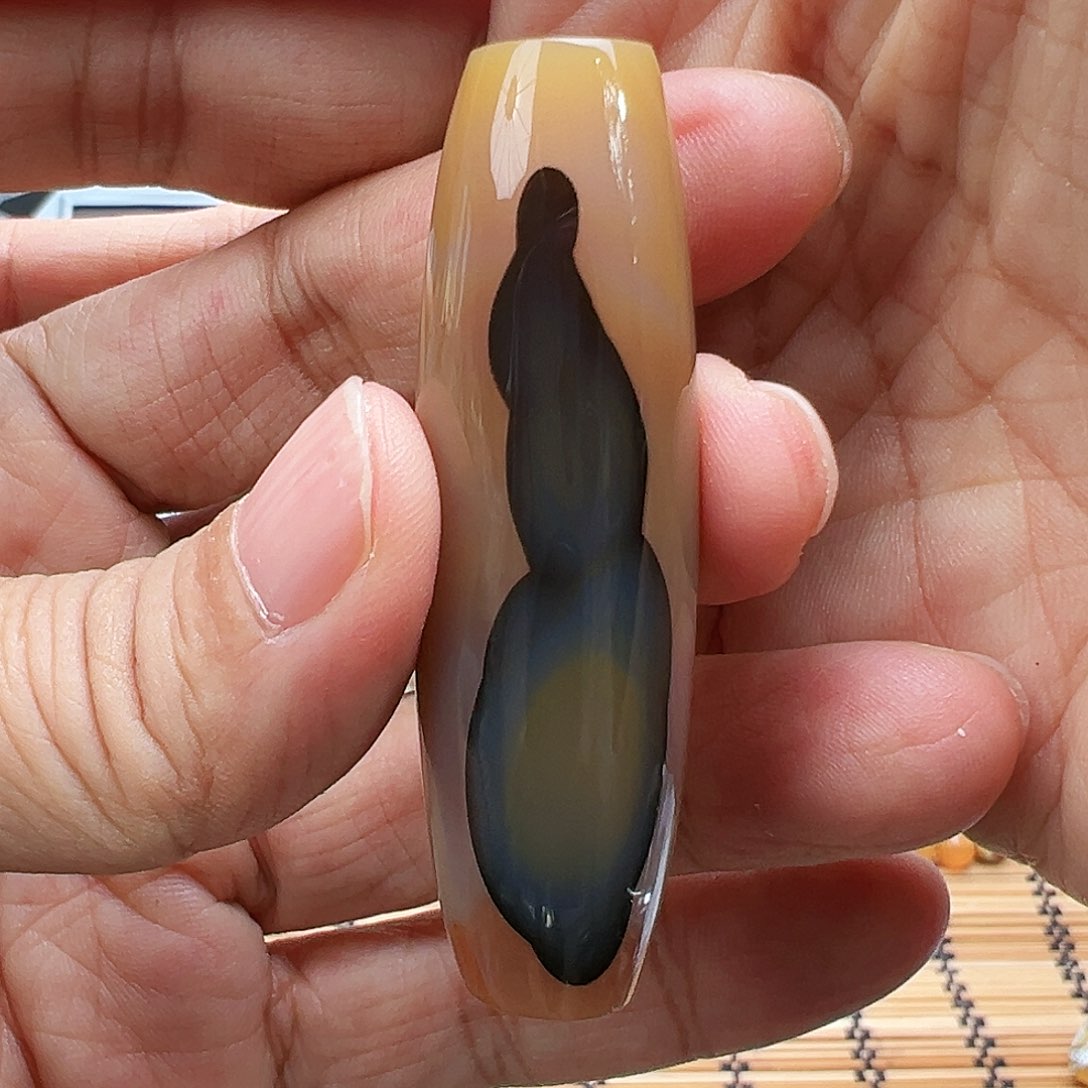 未镶嵌玛瑙/玉髓珠宝半成品