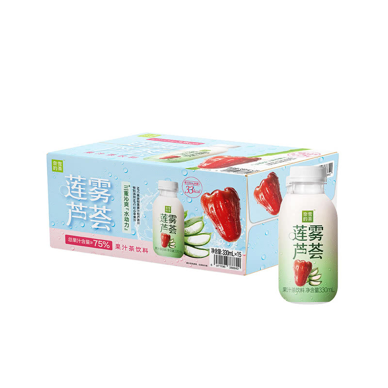 奈雪的茶 莲雾芦荟 果汁茶饮料330mL×15
