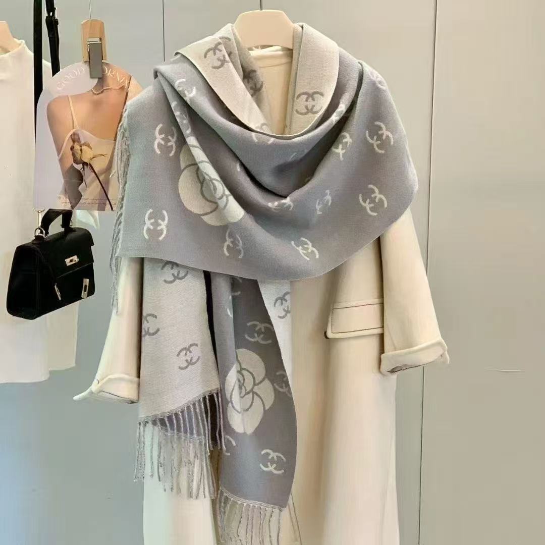 秋冬季新款围巾披肩外搭百搭围巾网红女士围脖高档保暖 FYR-024