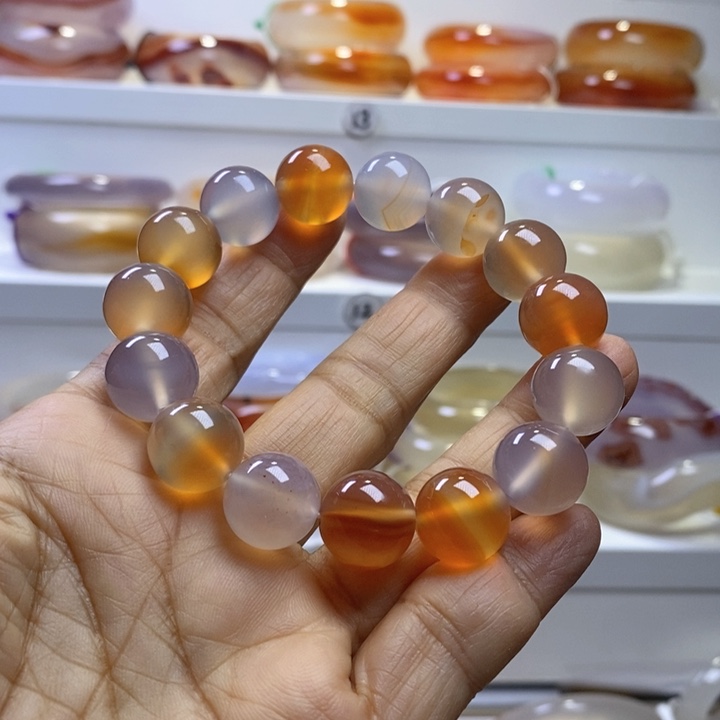 玛瑙/玉髓手链未镶嵌