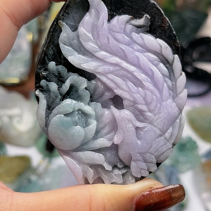 翡翠未镶嵌颈饰挂件