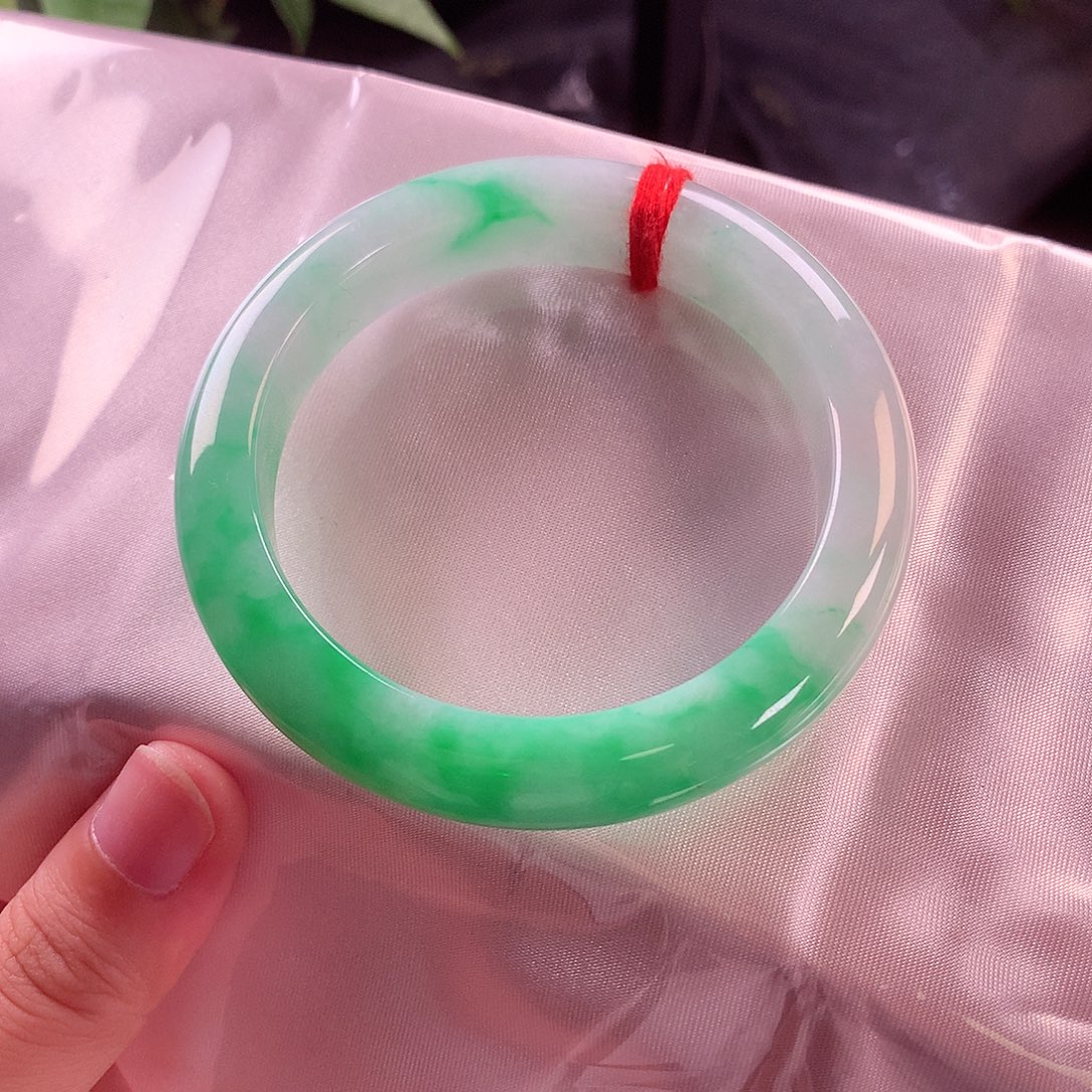 翡翠未镶嵌手镯15号链接