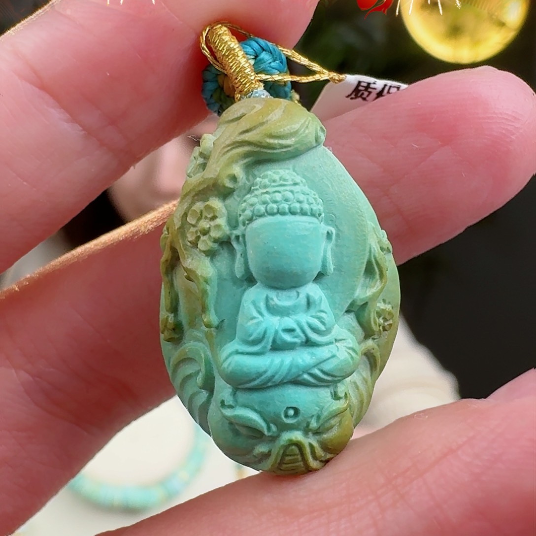 绿松石珠宝奇石未镶嵌