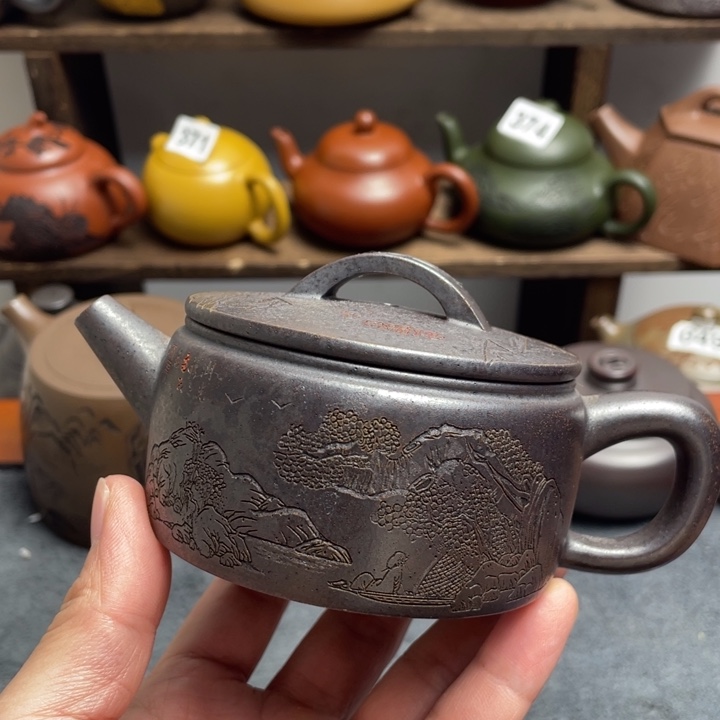 茶壶紫砂紫砂微瑕