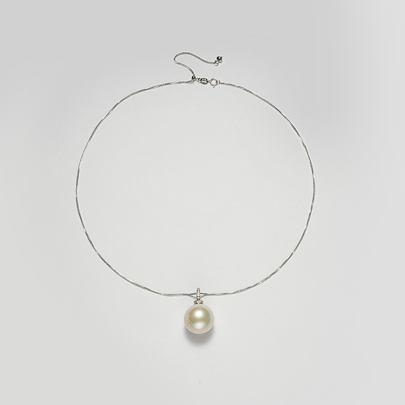 【三生专享】银925淡水有核大龙珠18-19mm珍珠吊坠