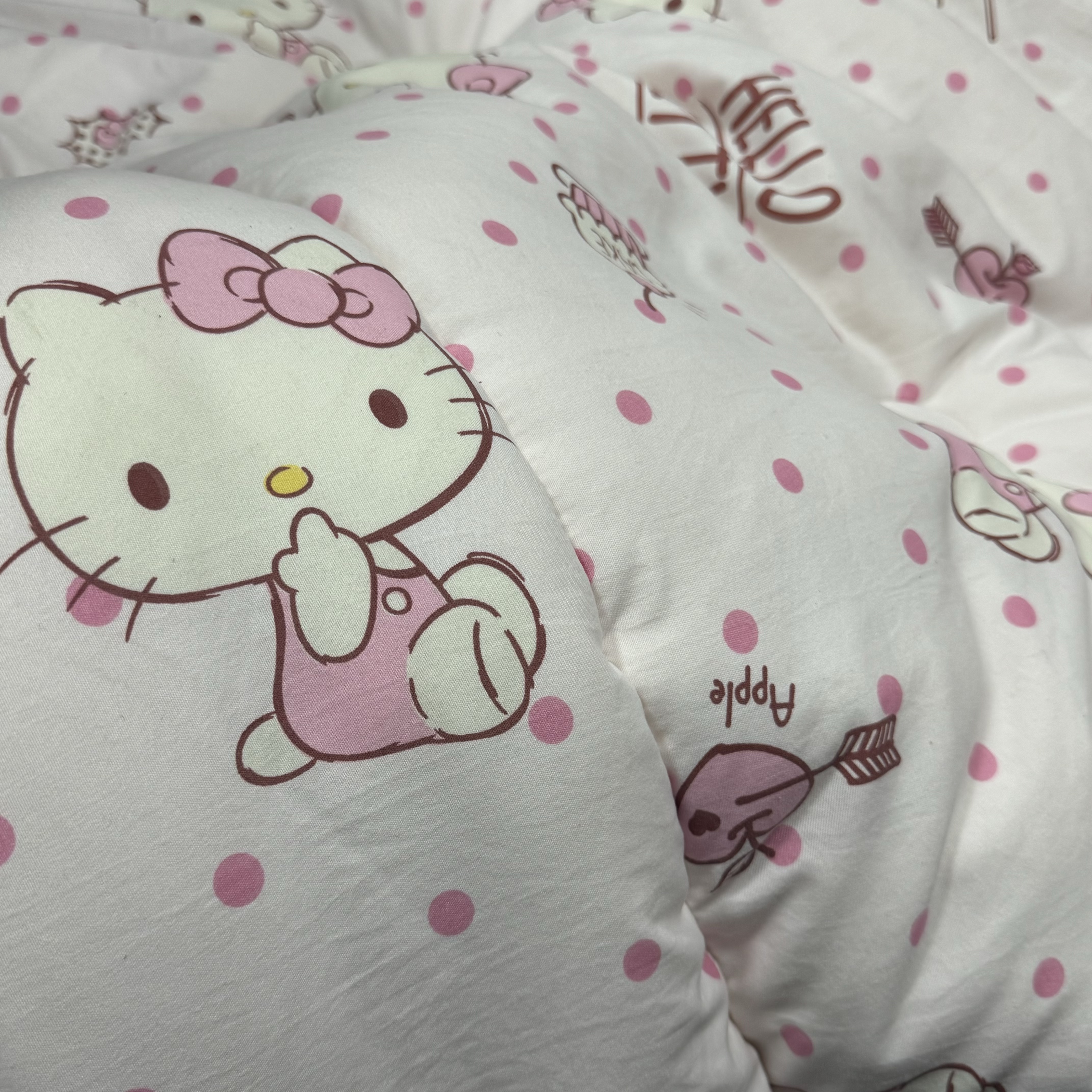 【哈喽猫咪豆豆被】100四季柔软亲肤加厚豆豆被