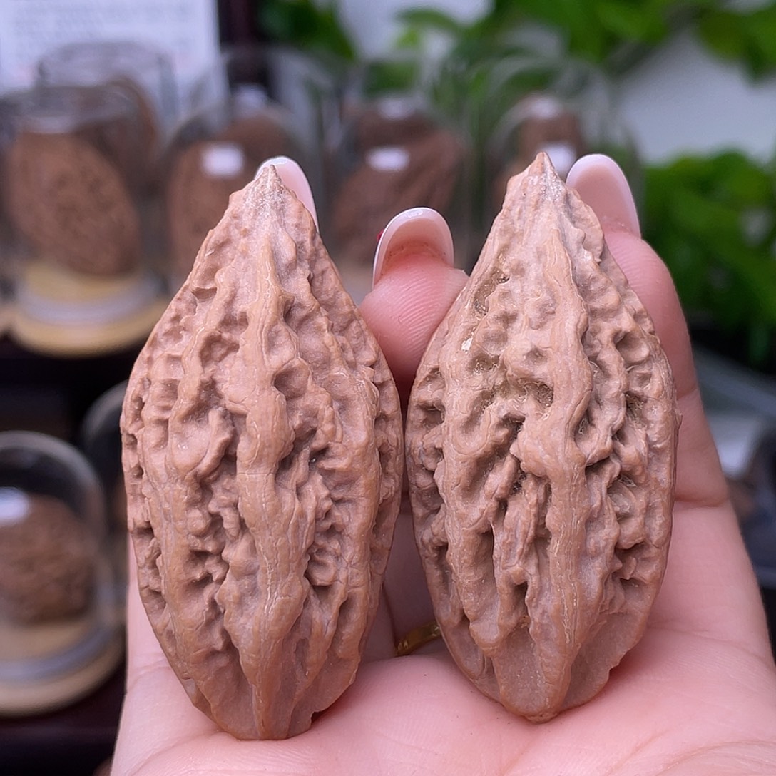 忍****吊坠文玩核桃黑龙柳叶