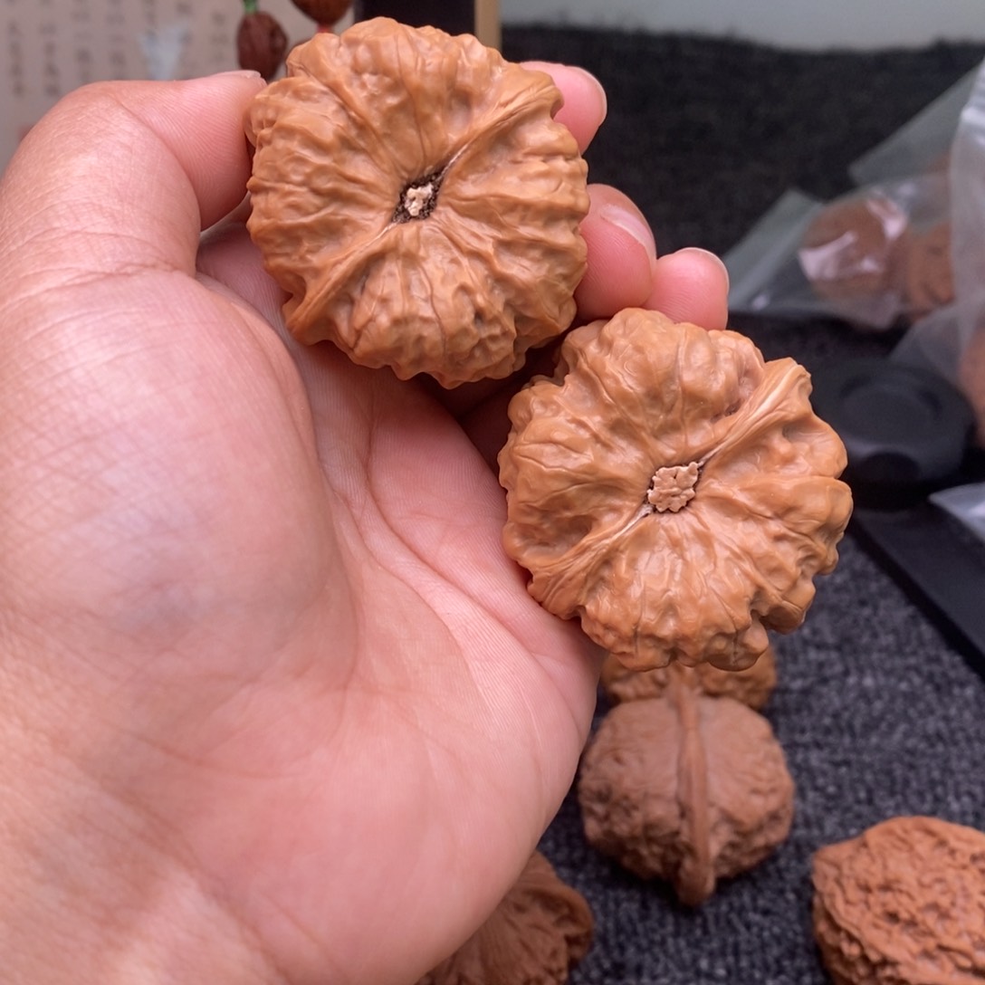 文玩核桃把件43蛤蟆头