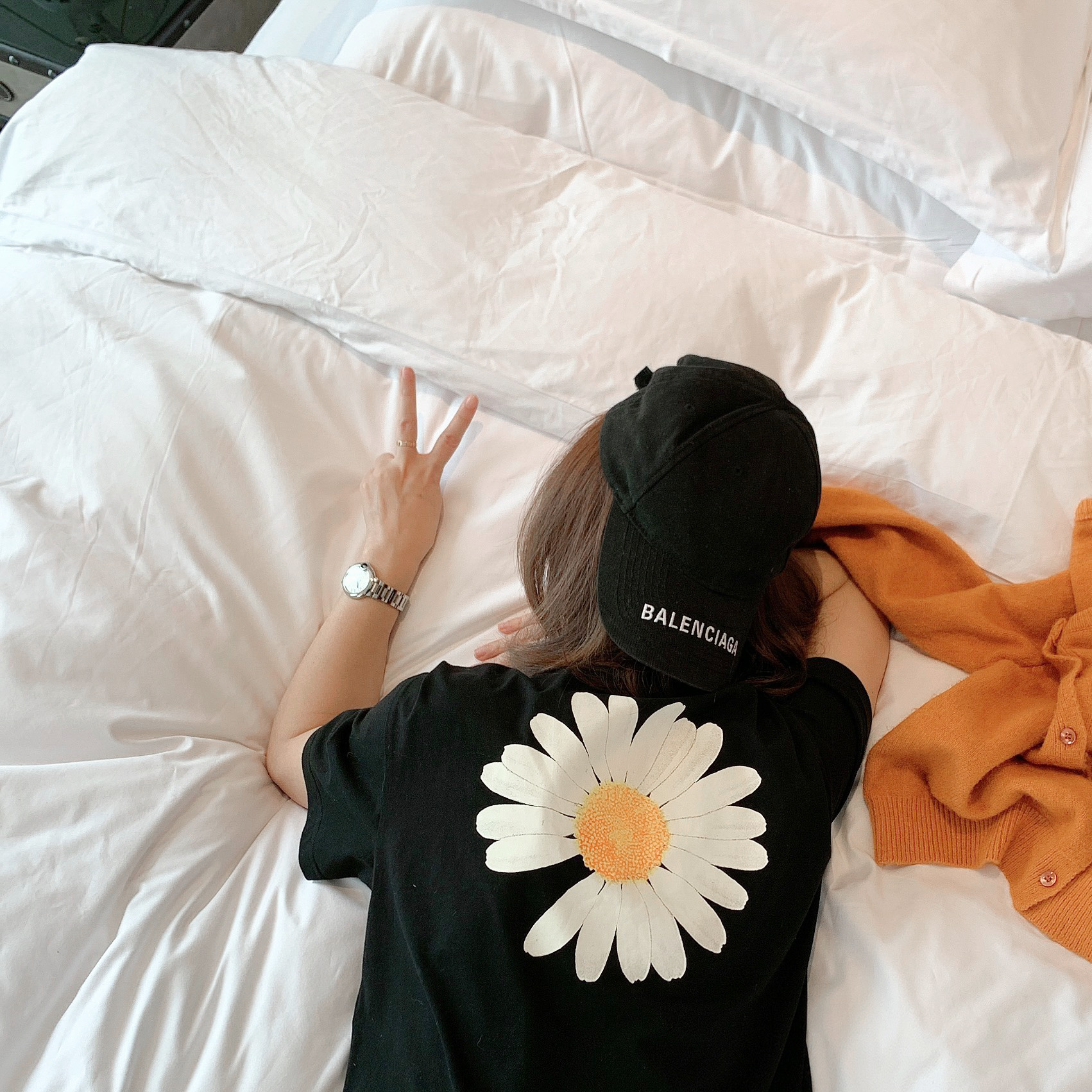 ivan家童装夏装男童女童中大童小雏菊短袖T恤 DZ1646