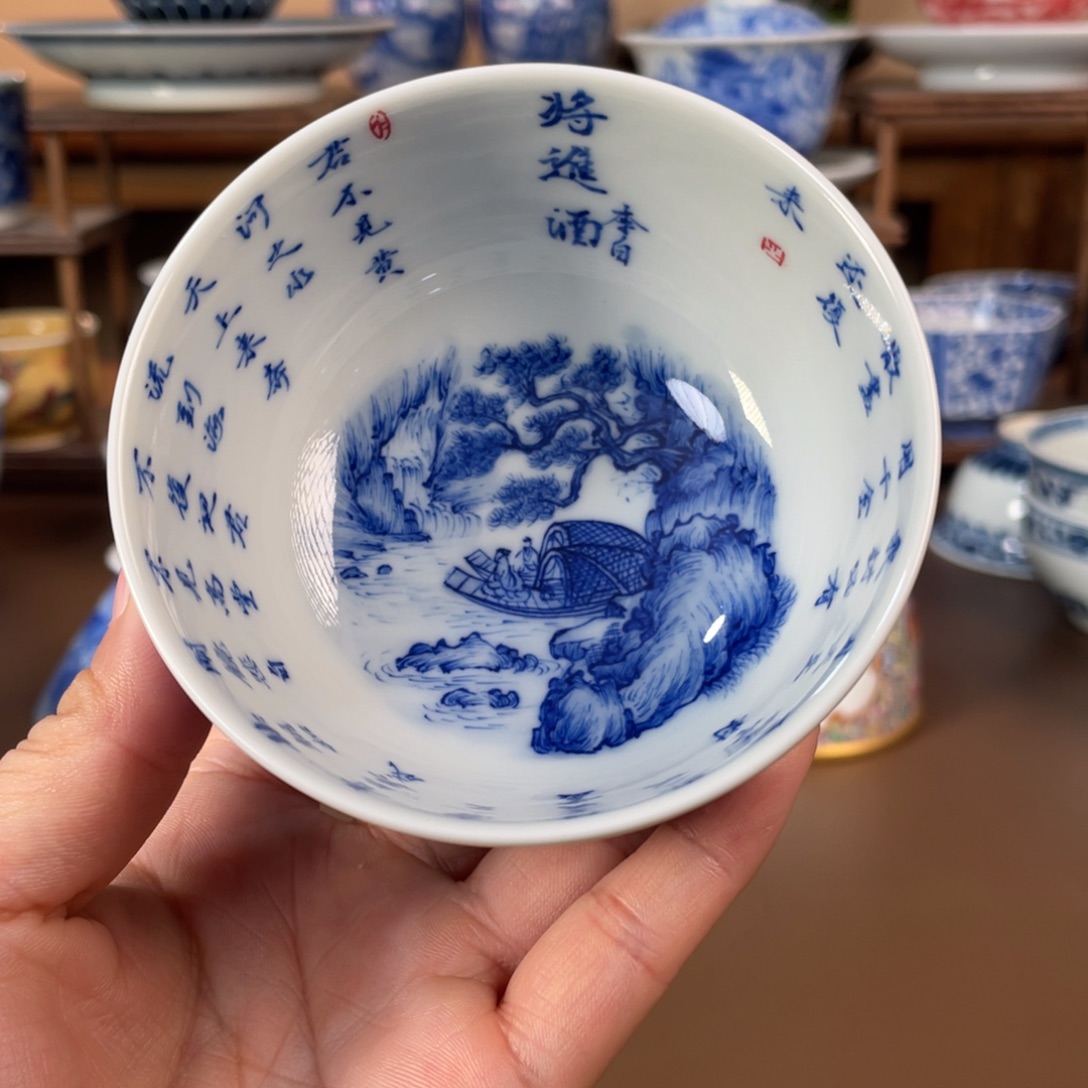景德镇陶瓷手工手绘