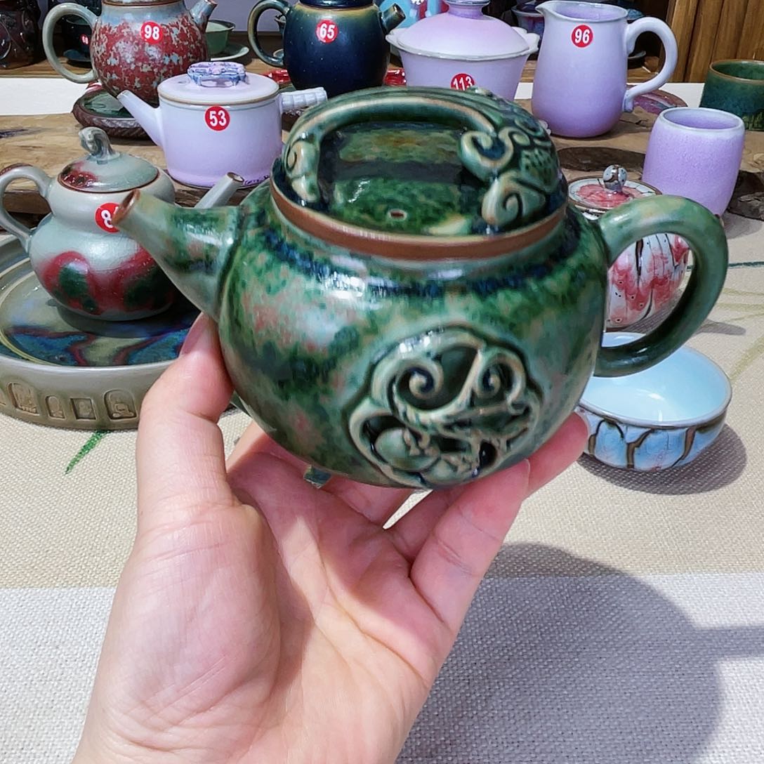 壶禹州钧瓷艺术作品