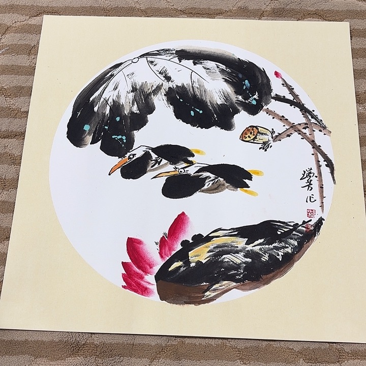 国画花鸟的故事也很有趣50.50