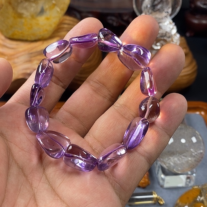 水晶颈饰未镶嵌紫水晶