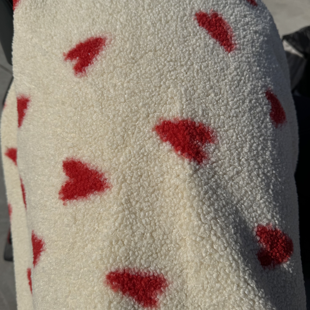 302羊羔毛皮毛一体加厚款摇粒绒高克重