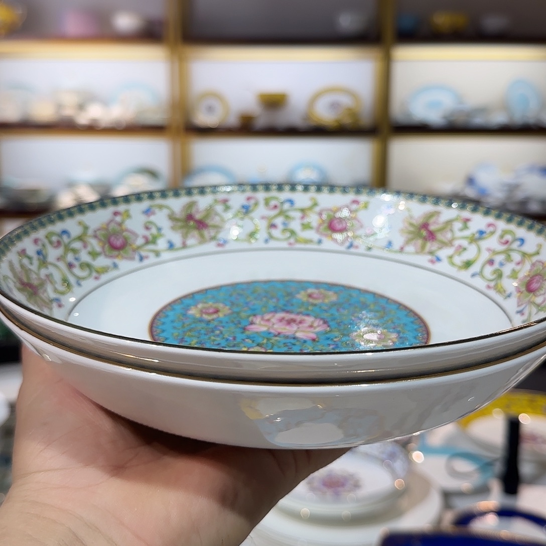 骨瓷珐琅彩工艺制作