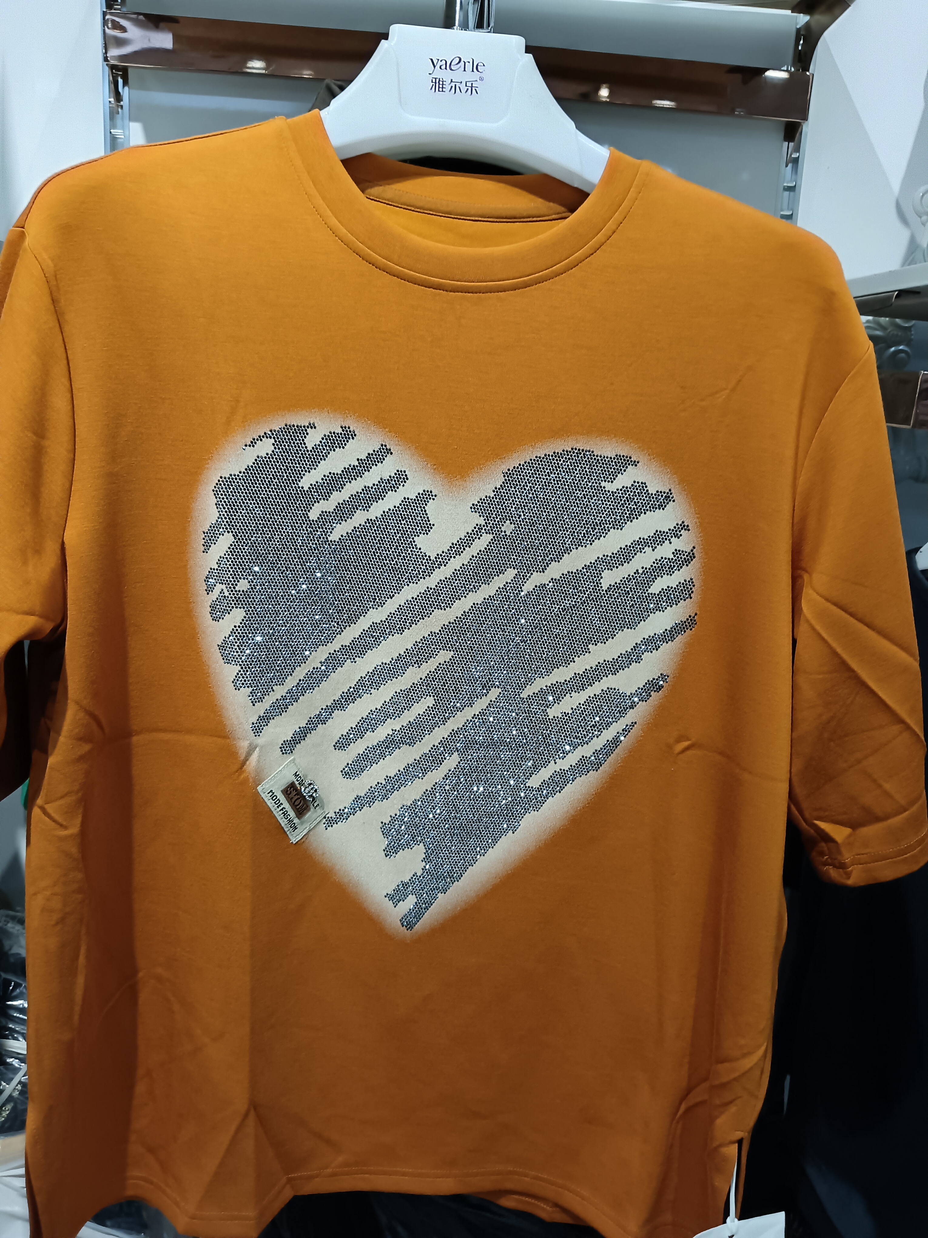 82606新款女士中长款短袖