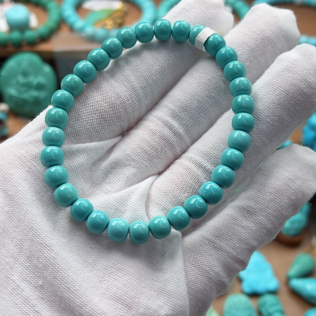 绿松石未镶嵌手串