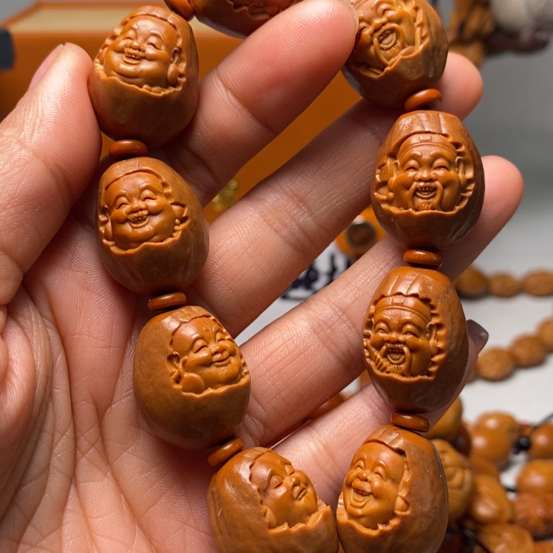 橄榄核手串/手链包衣财迷