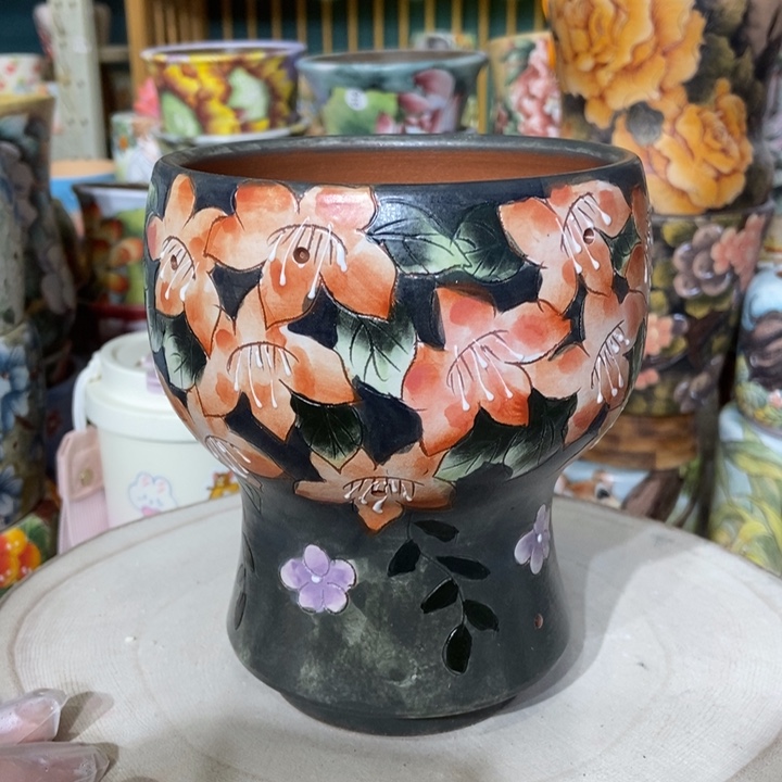 红陶景德镇艺术手绘作品