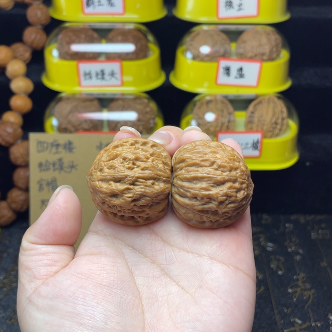 文玩核桃把件铁锤36尺