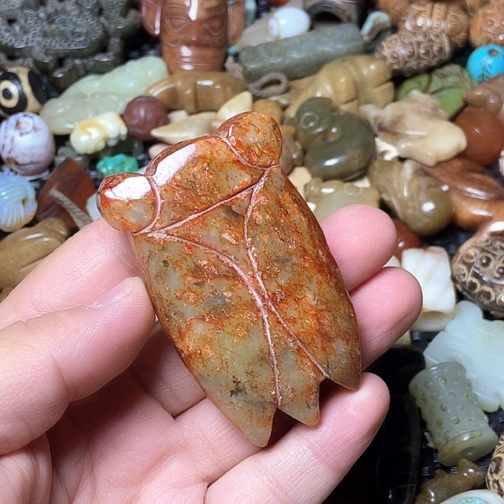和田玉未镶嵌颈饰108