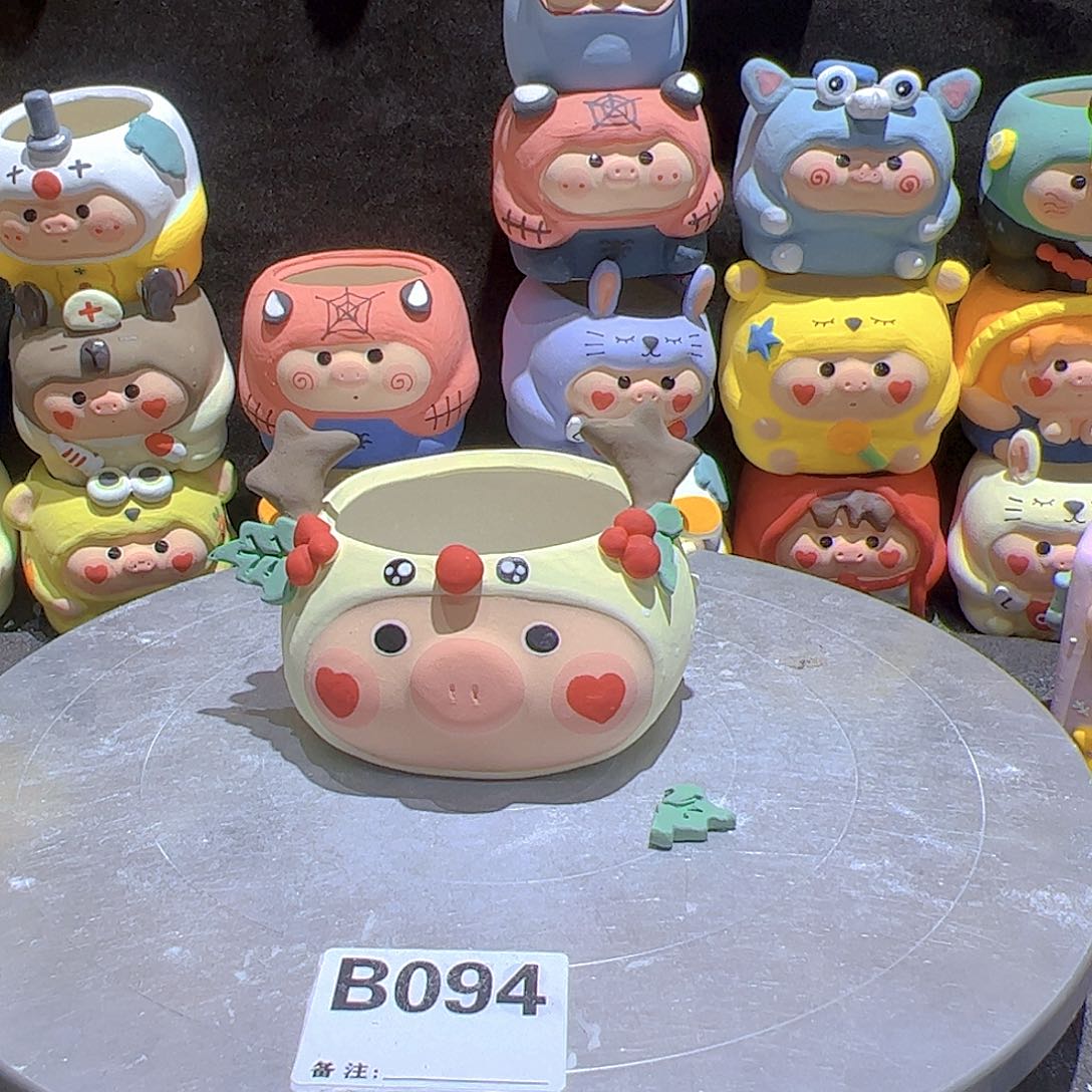 陶瓷手工多肉花盆瑕疵