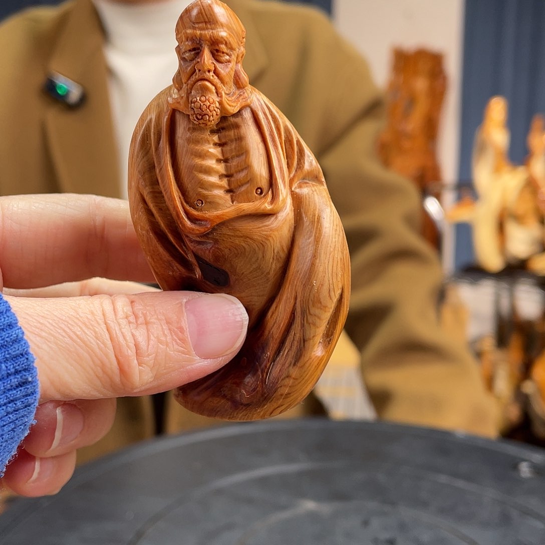 柏木（崖柏）手把件