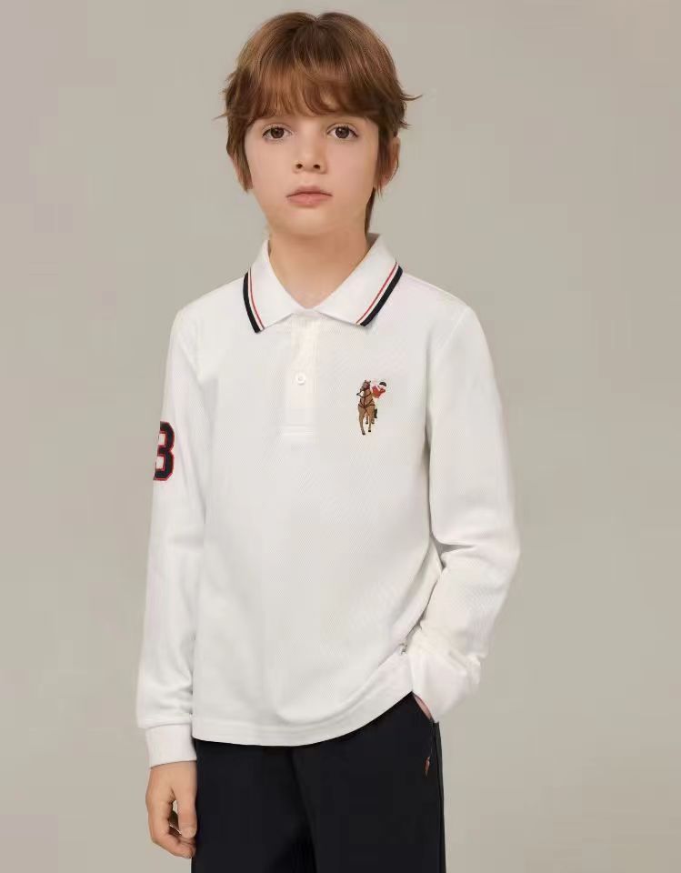 POLOWALK（119）25年儿童新品polo衫男童长袖 