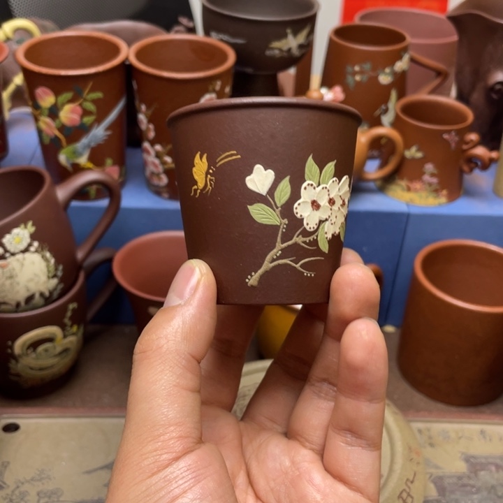 紫砂茶杯紫砂主人杯100cc