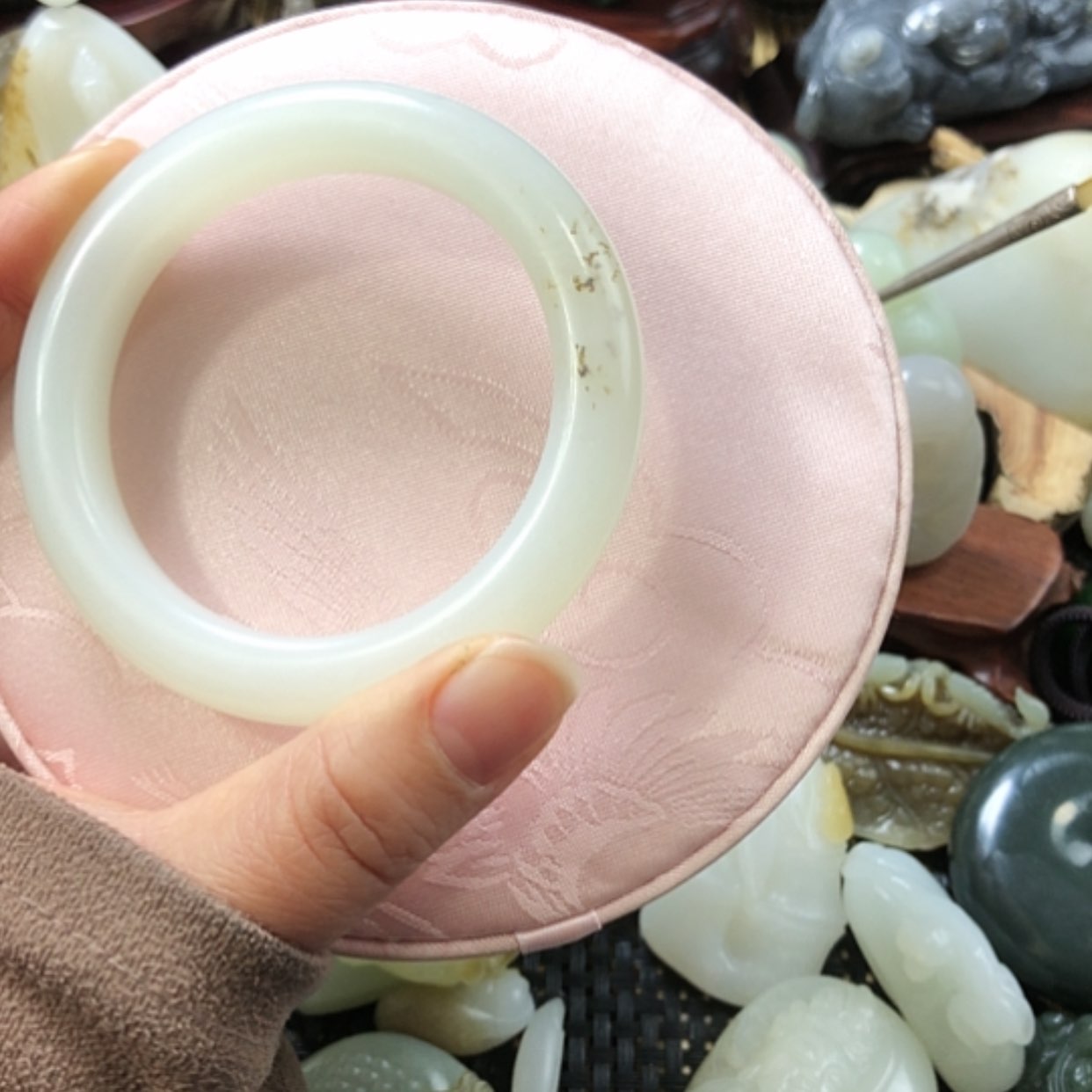 【闪购商品】和田玉颈饰未镶嵌韩*