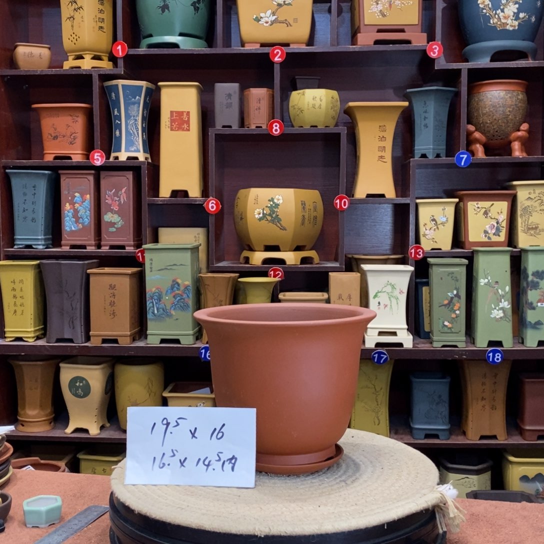 紫砂花盆紫砂花盆