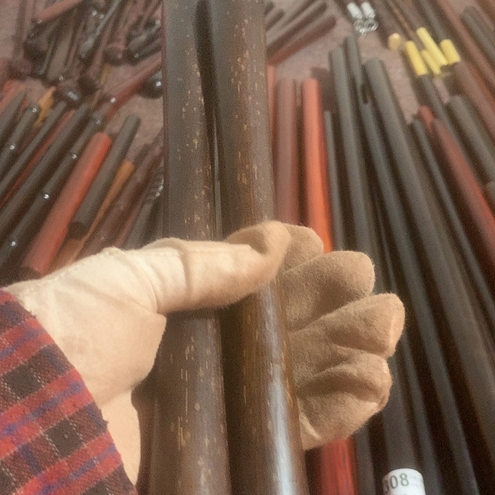 东非黑黄檀（紫光檀）未*金星紫檀鼓摧