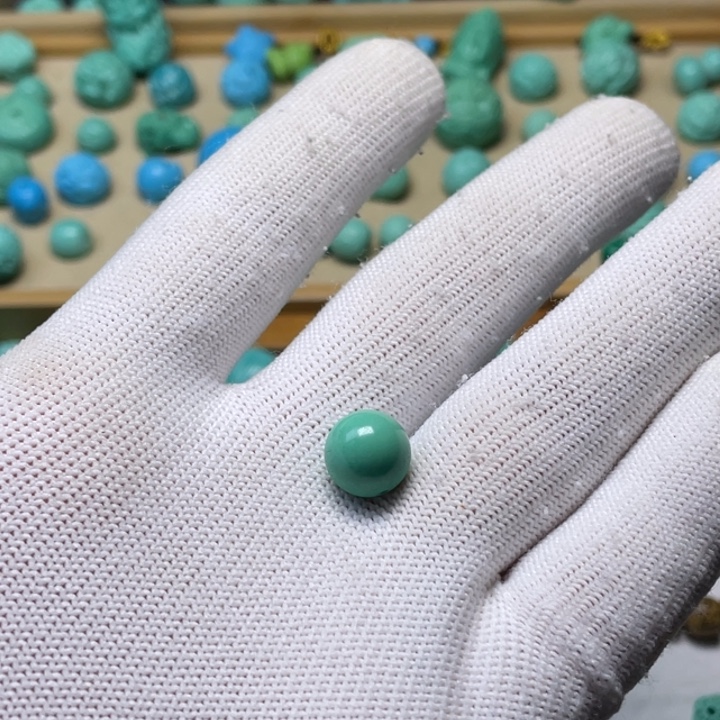 丽***红非金属卡10绿色圆珠单珠