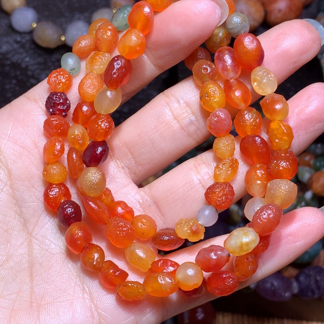 未镶嵌玛瑙/玉髓珠宝半成品