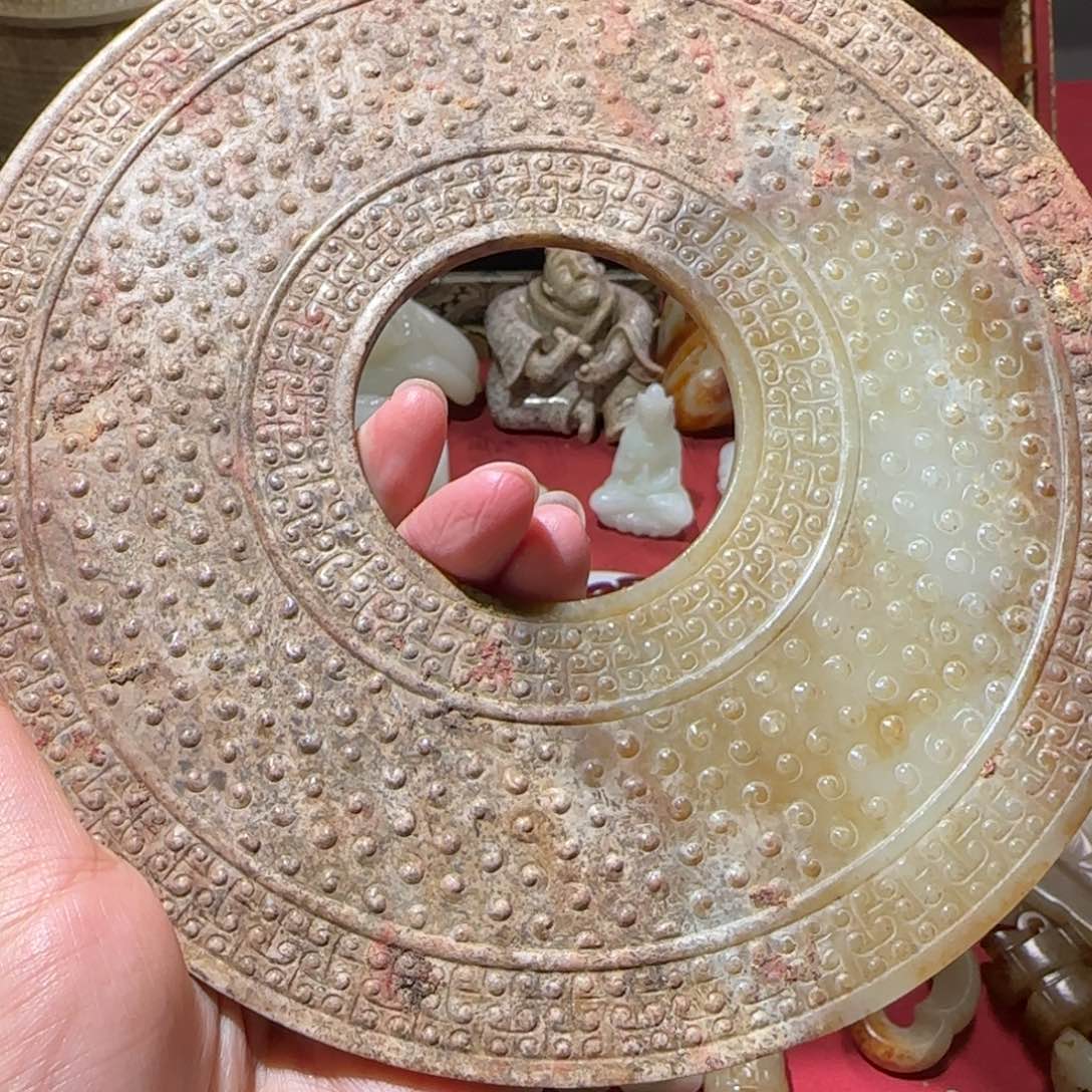 和田玉挂件未镶嵌一***饭