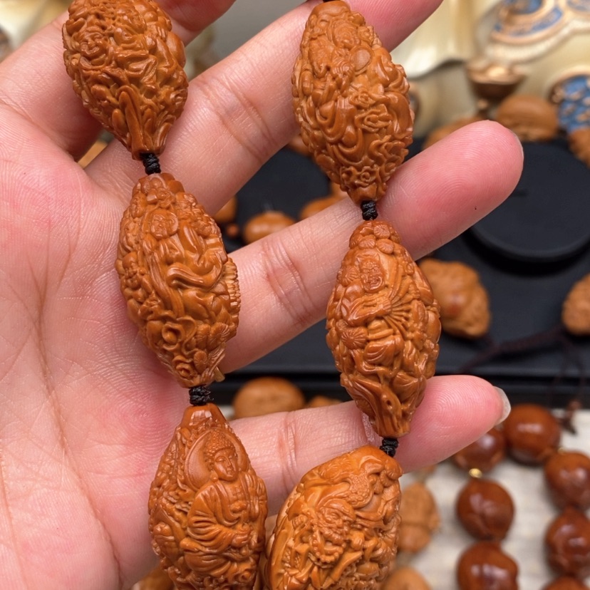 【闪购商品】橄榄核吊坠宣****）橄榄手工雕刻工艺